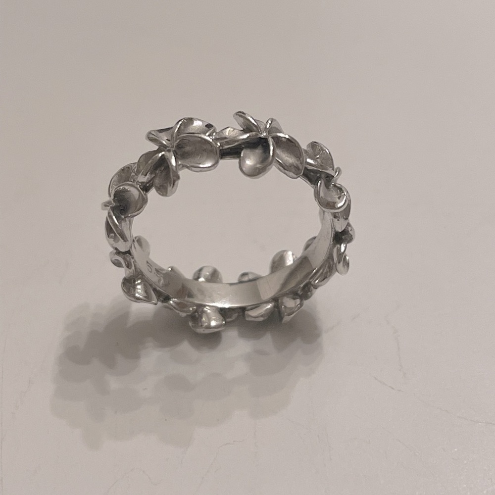 Sterling silver eternity Hawaii ring size 6
